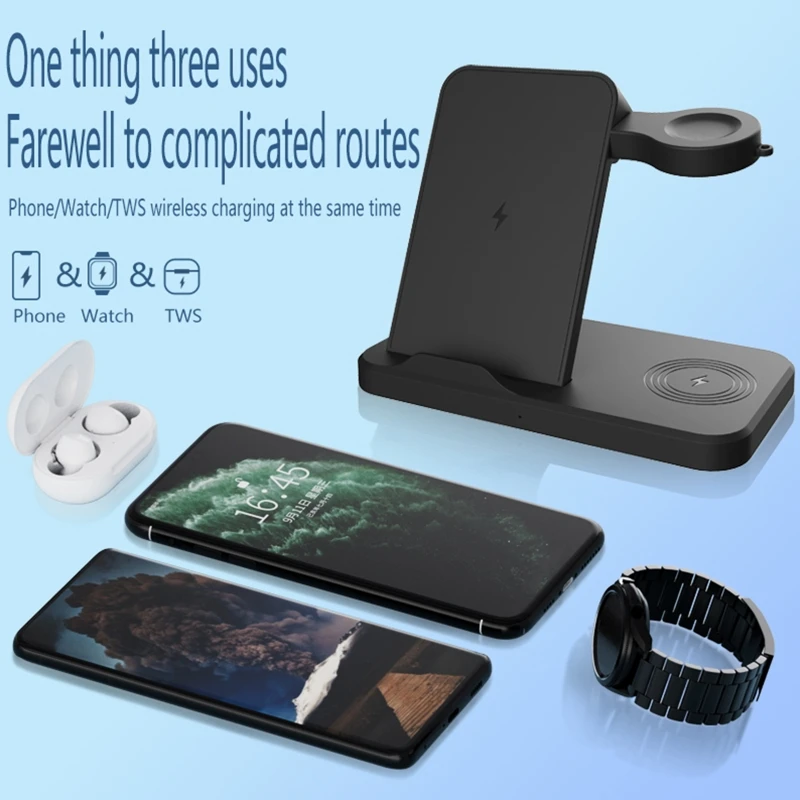 

for samsung-Galaxy Watch 3/Watch 4/Active/Buds Bracket Charger Dock Charger Stand Portable Charging Cradle Station Base
