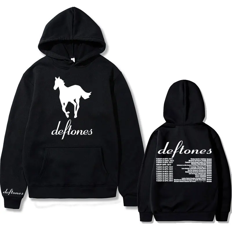 

Limited Edition Deftones White Pony Deftones Merch Hoodie Men Women Fashion Rock Style Hoodies Men's Casual Loose Sweatshirts