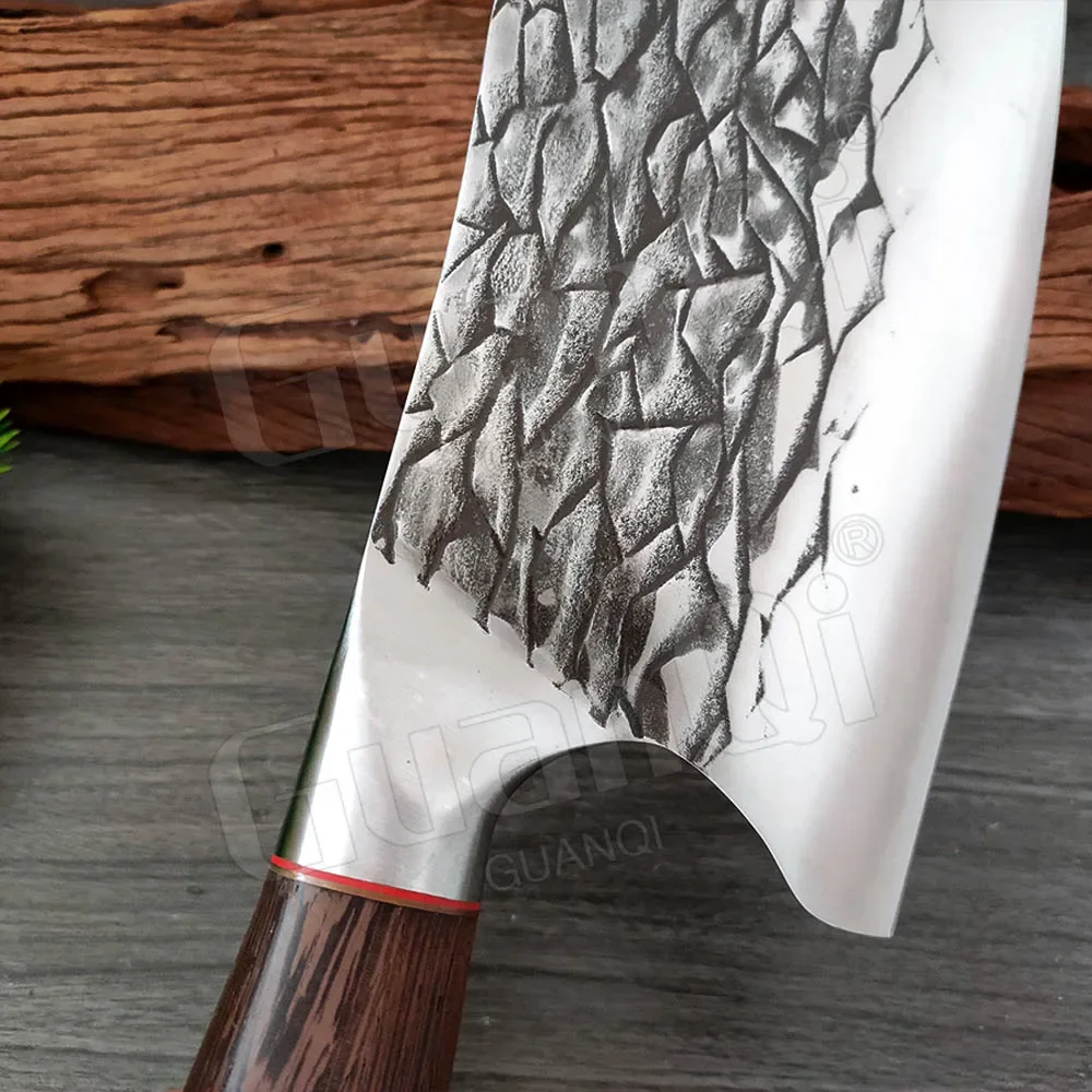 5Cr15 Кухонный нож из нержавеющей стали Кованый мясной Тесак для мяса Нож