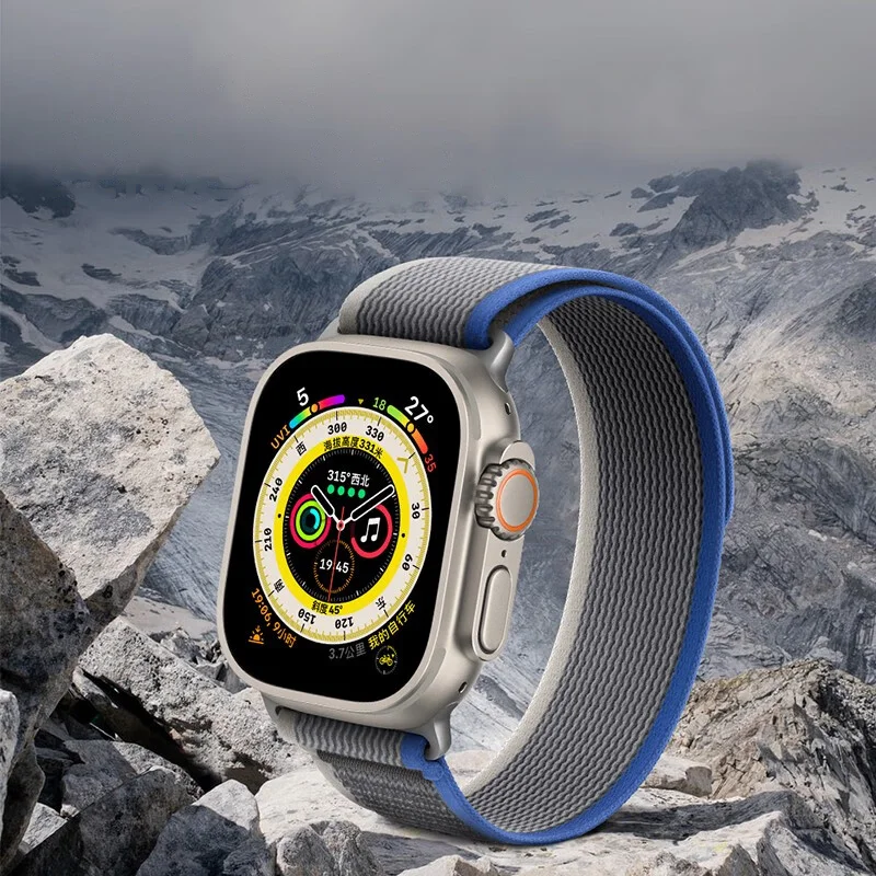 

Scrunchie Strap Elastic Nylon Wild Diameter Bracelet for Apple Watch Band 40mm 44mm 42mm 38mm IWatch Series 7 8 SE 5 3 Ultra 7 8