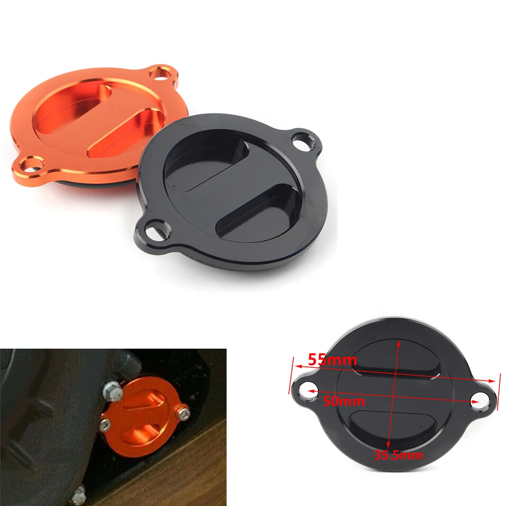 

Алюминиевая крышка для очистителя масляного фильтра мотоцикла Duke, крышка для KTM 125, 200, 390, 450, фотоаксессуары для радиоуправляемой модели 500, 690...