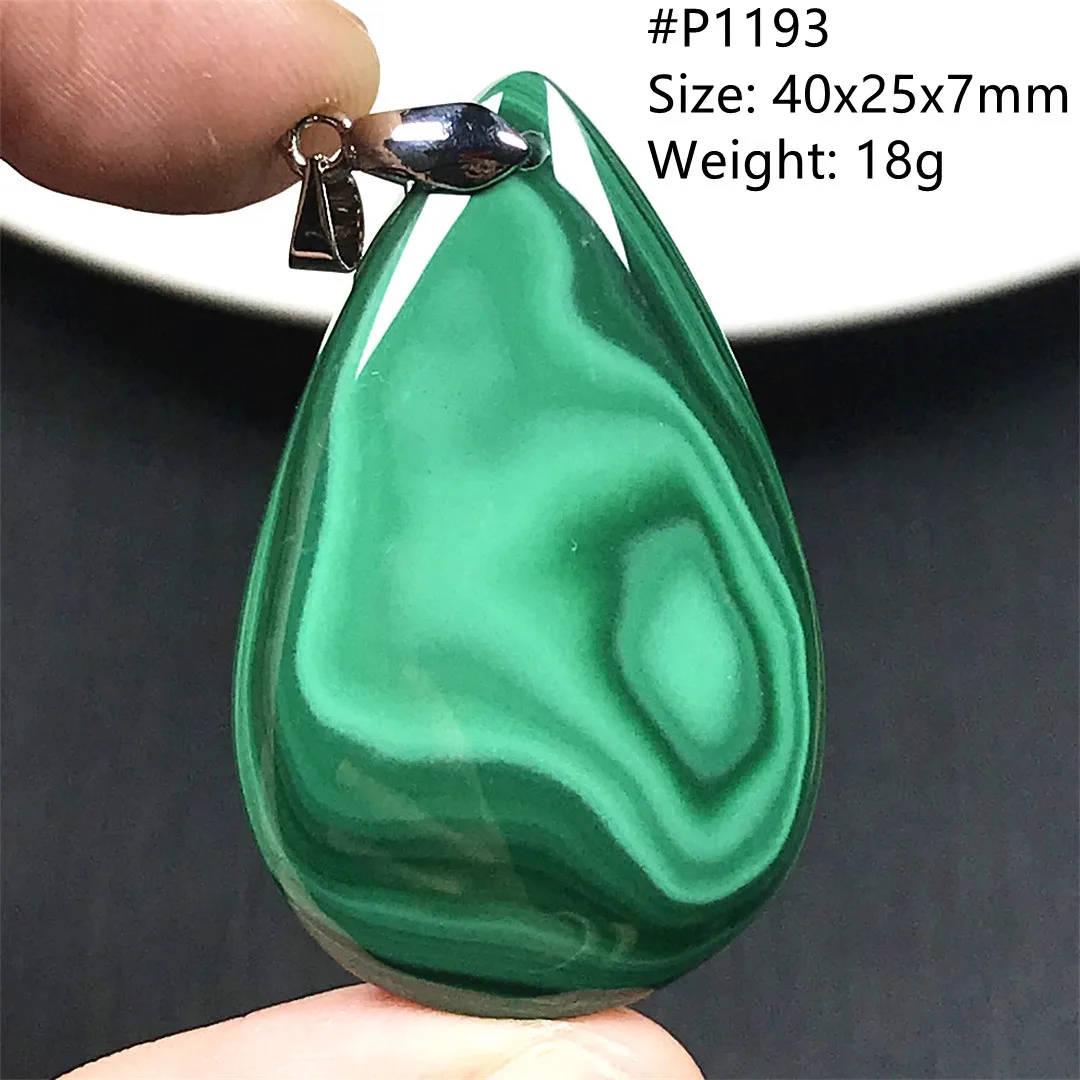Кулон из натурального зеленого малахита для женщин и мужчин подарок лечебный