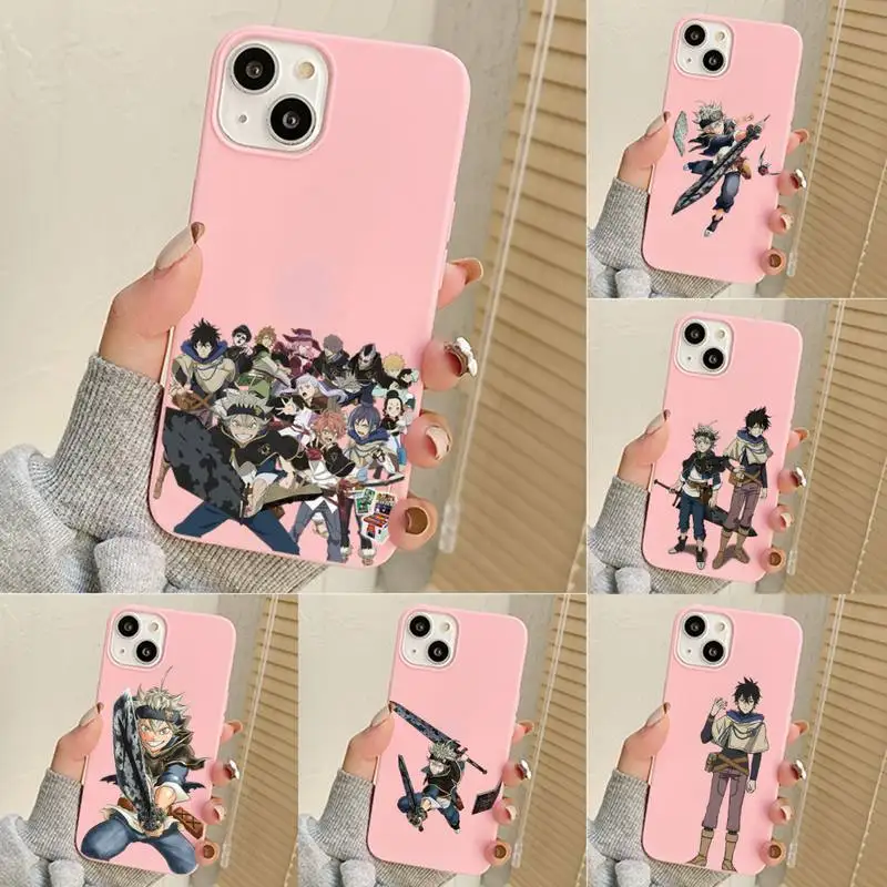 

Black Clover Phone Case For Iphone 7 8 Plus X Xr Xs 11 12 13 Se2020 Mini Mobile Iphones 14 Pro Max Case