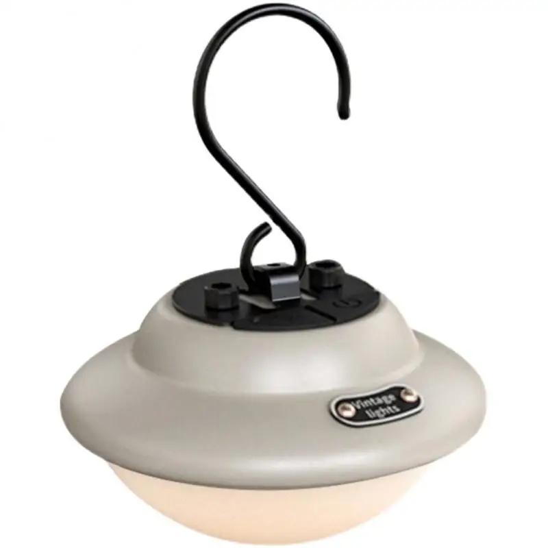 

Outdoor Camping Retro Ufo Lights Folding Multifunctional Type-c Charging Waterproof Ufo Camp Lights Camping Tent Lights
