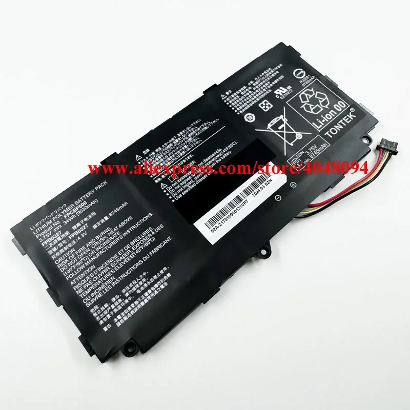 Фото Аккумулятор для ноутбука FPB0327 FPCBP500 для Fujitsu Arrows Tab Q506 Q507 Q508 CP695045-01 CP731923-01 3.75В 34Втч 9030мАч №4