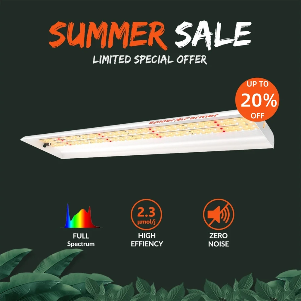 Spider фермер SF300, 33 Вт, искусственная лента, солнцезащитная, полный спектр для рассады, овощей, цветения, цветов, комнатных гидропонных растений