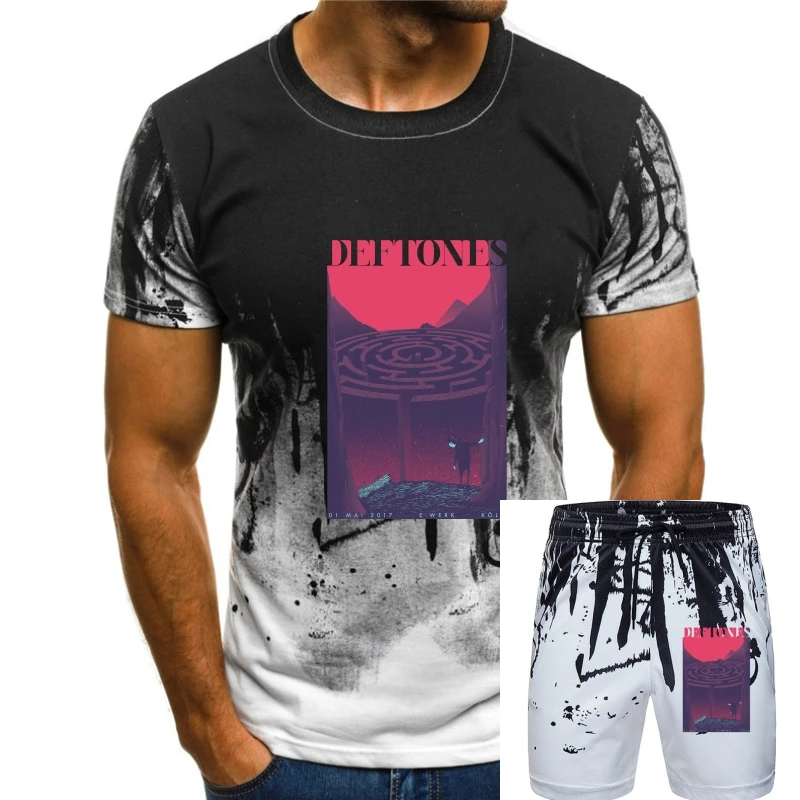 

Новая футболка DEFTONES E-Werk Koln Tour 01 Mai, Черная мужская модель США