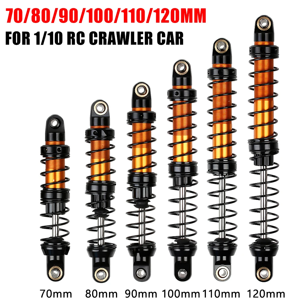 

1/10 RC Crawler Car Axial SCX10 90046 AXI03007 TRX4 Bronco TRX6 Metal 70mm 80mm 90mm 100mm 110mm 120mm Shock Absorber Oil Damper