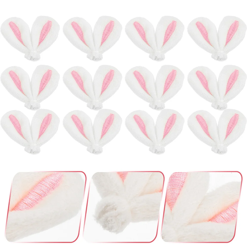 

20/30pcs Cartoon Rabbit Ear Hairpin Hair Clip DIY Craft Making Materials Easter Bunny Ears Headwear Accessories