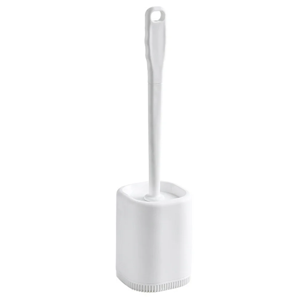 

Cleaning Brush With Base Toilet Urinal Brush Home Bathroom Hotel Cleaning Accessories for Home Bathroom (White)