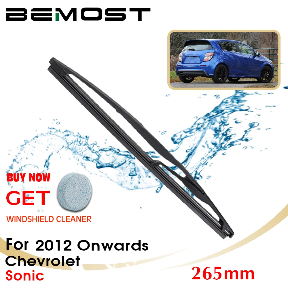 BEMOST Car Rear Windshield Wiper Arm Blade Brushes For Chevrolet Sonic 2011 Onwards Hatchback 265MM Windscreen Auto Styling