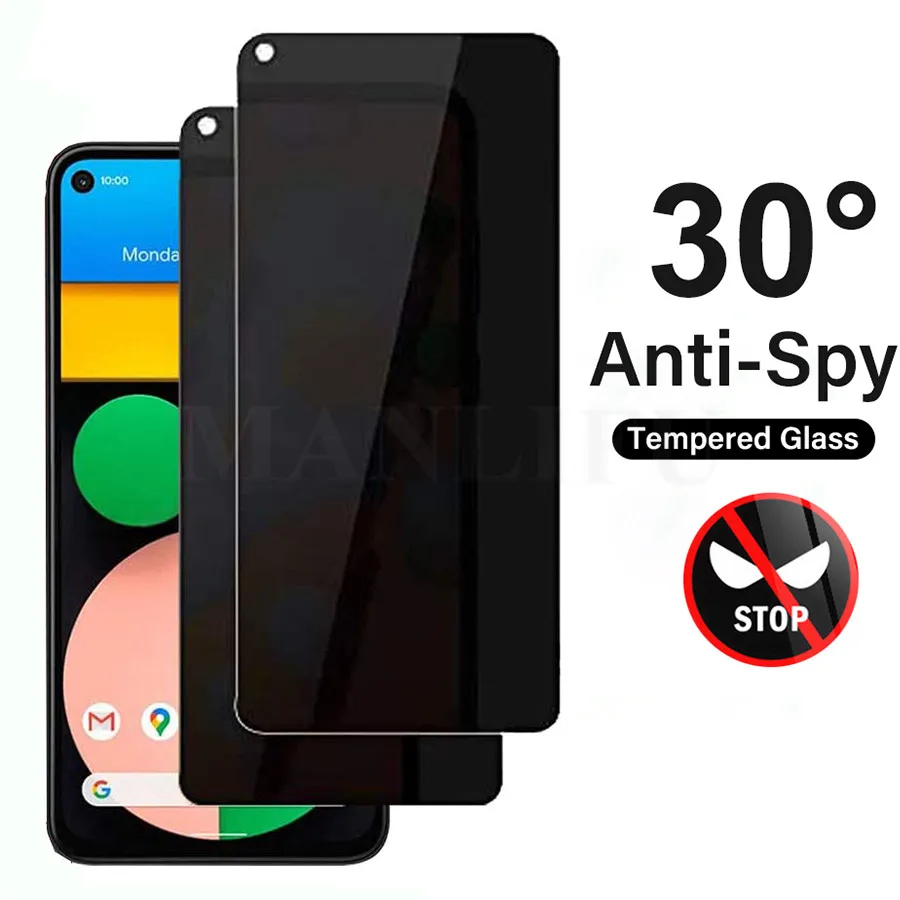 Vetro Temperato Anti Spia 3D Per Google Pixel 6 7 8 Pro 5 7A 4 Xl 5A 4A 4G Protezione Dello Schermo Privacy Google Pixel 6A 4 5A 5G Vetro