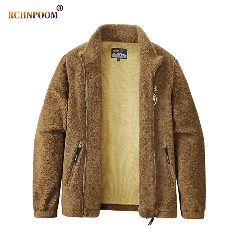 

Мужская Осенняя флисовая куртка-бомбер, Мужская зимняя ветрозащитная Толстая теплая тактическая куртка, мужское уличное военное Спортивное винтажное пальто, пальто