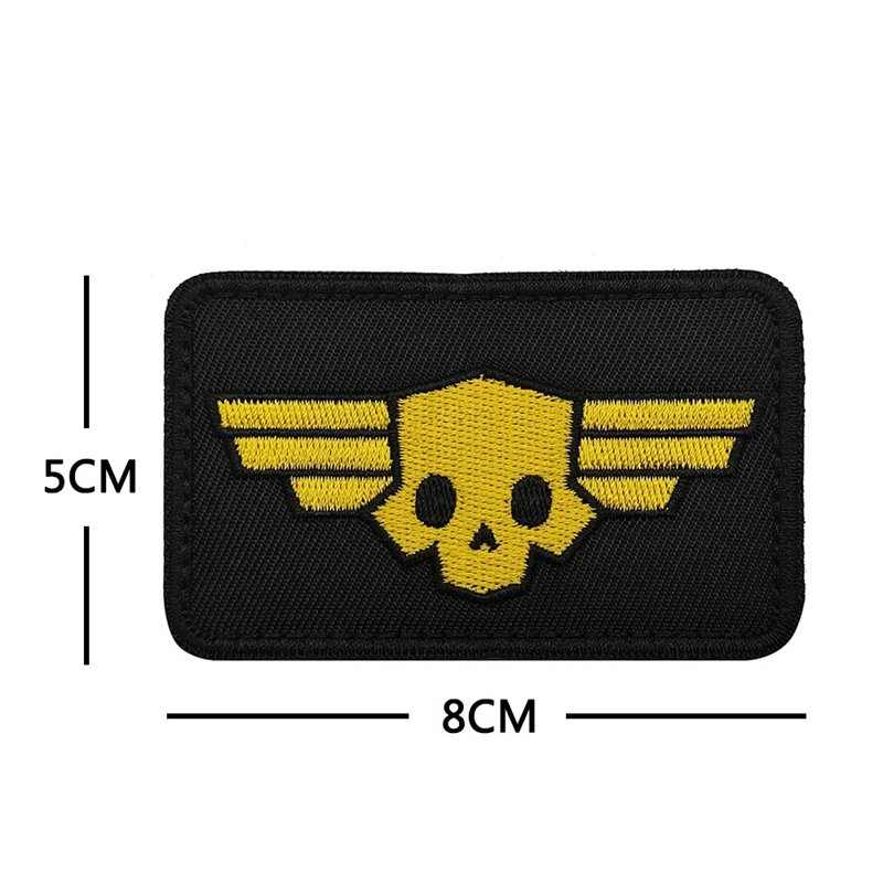 Новый значок с вышитыми крючками и петлями Hell возможность для дайвинга 2 ПА