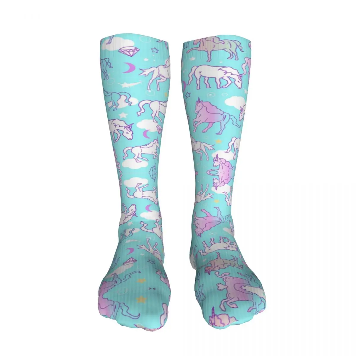 

Sky Unicorns sockings Long Socks Harajuku Comfortable Breathable Happy Gift sockings For Unisex
