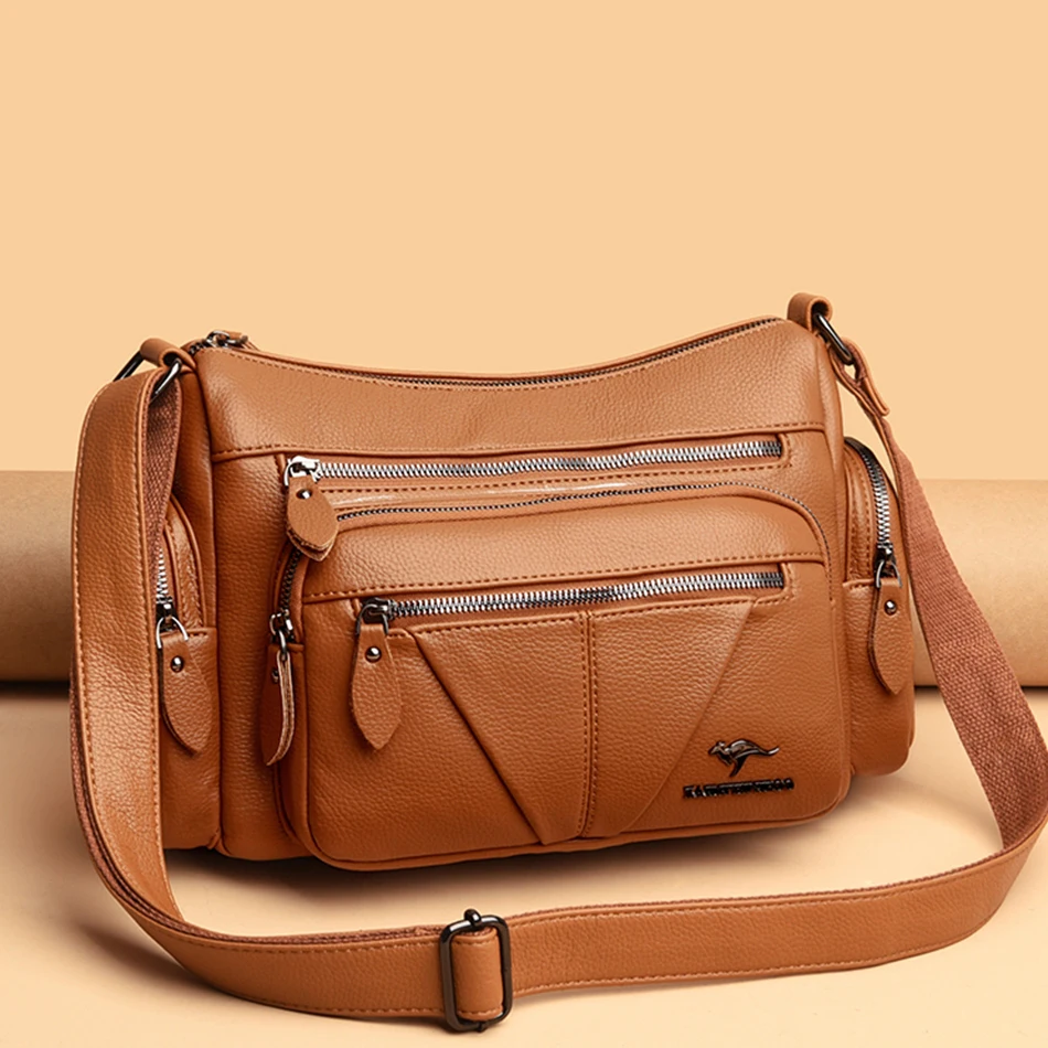 

New Women Handbag Purses High Quality Shoulder Croosbody Bags Large Capacity Design Multi-pocket Outdoor Travel 2022 Trend Sac