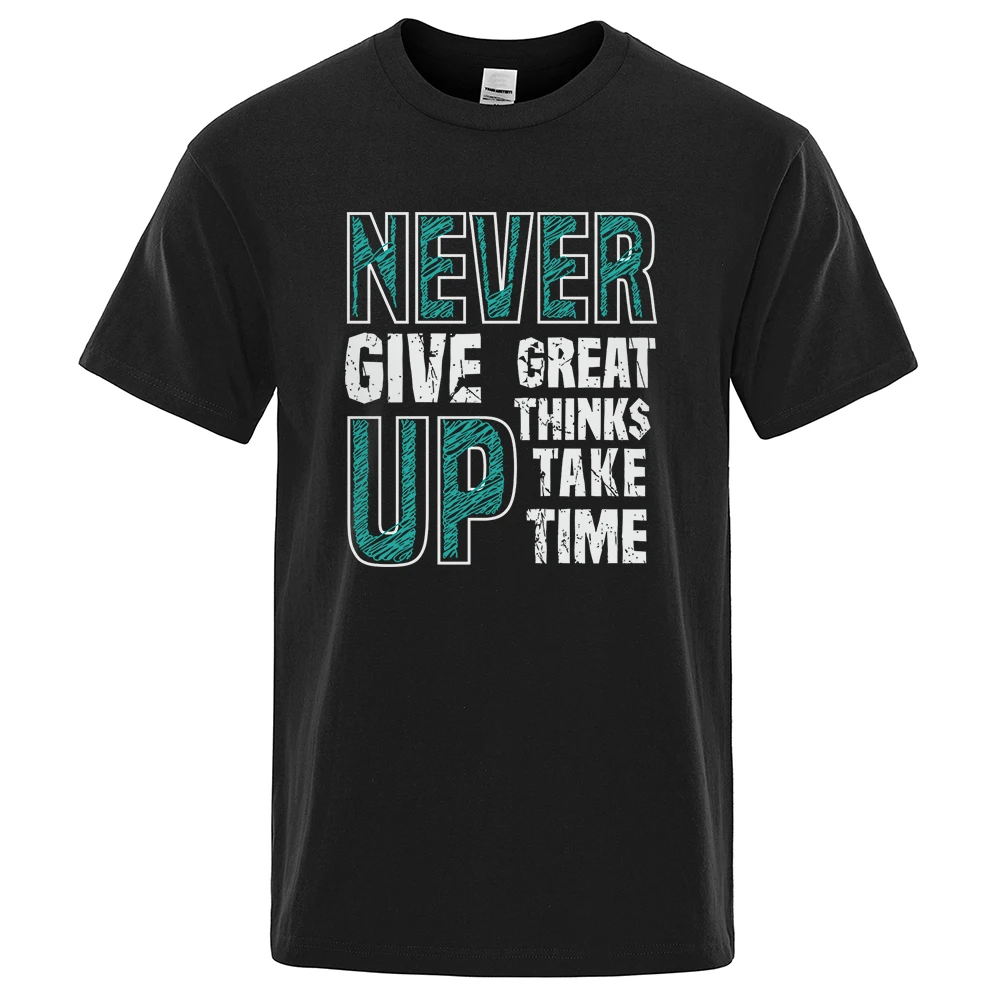 Футболка мужская свободного покроя, модная тенниска с круглым вырезом, хлопковая майка, повседневная одежда