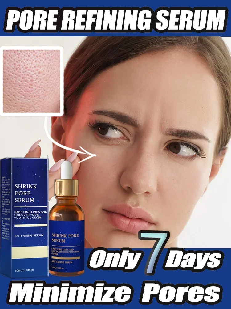 Сыворотка для сужения пор крем лица против старения удаление морщин большие поры