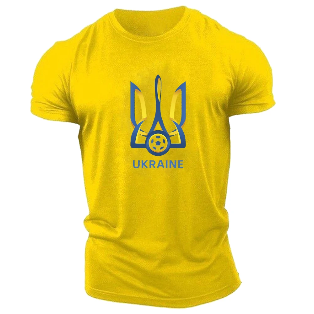 

Soccer Jerseys 2022 t-shirt Ukraine Shirt Oversized T-shirt man's T-shirt Men Clothes Top men's Clothing Leisure Street
