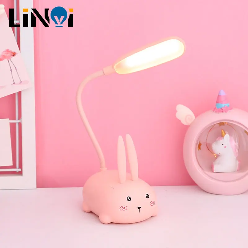 

Горячая новинка, настольная лампа, мультяшный милый питомец, кошка, настольная лампа с Usb-зарядкой, настольная лампа для защиты глаз, теплый белый свет