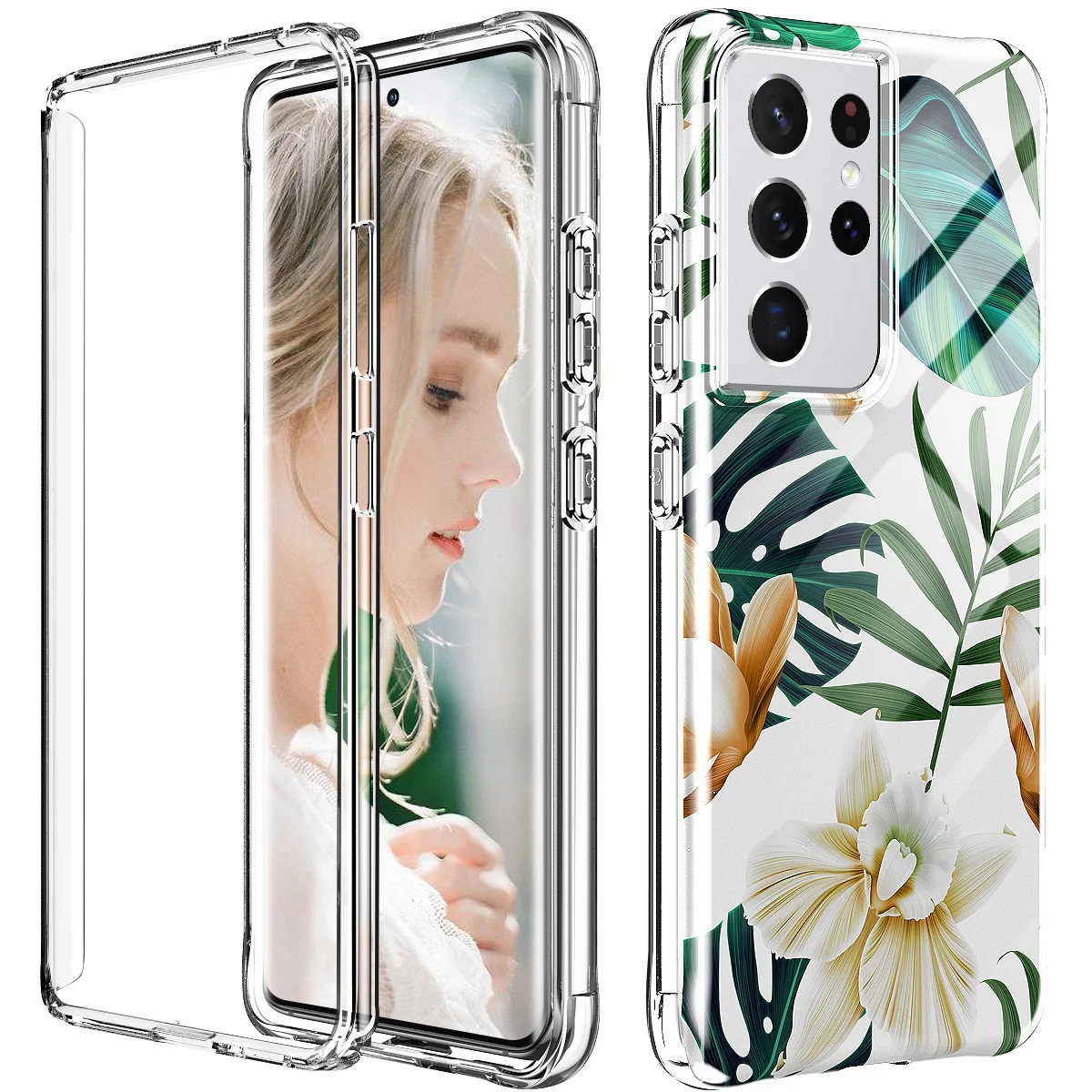 

Противоударный чехол для Samsung Galaxy S21 Ultra S21 + Plus S21