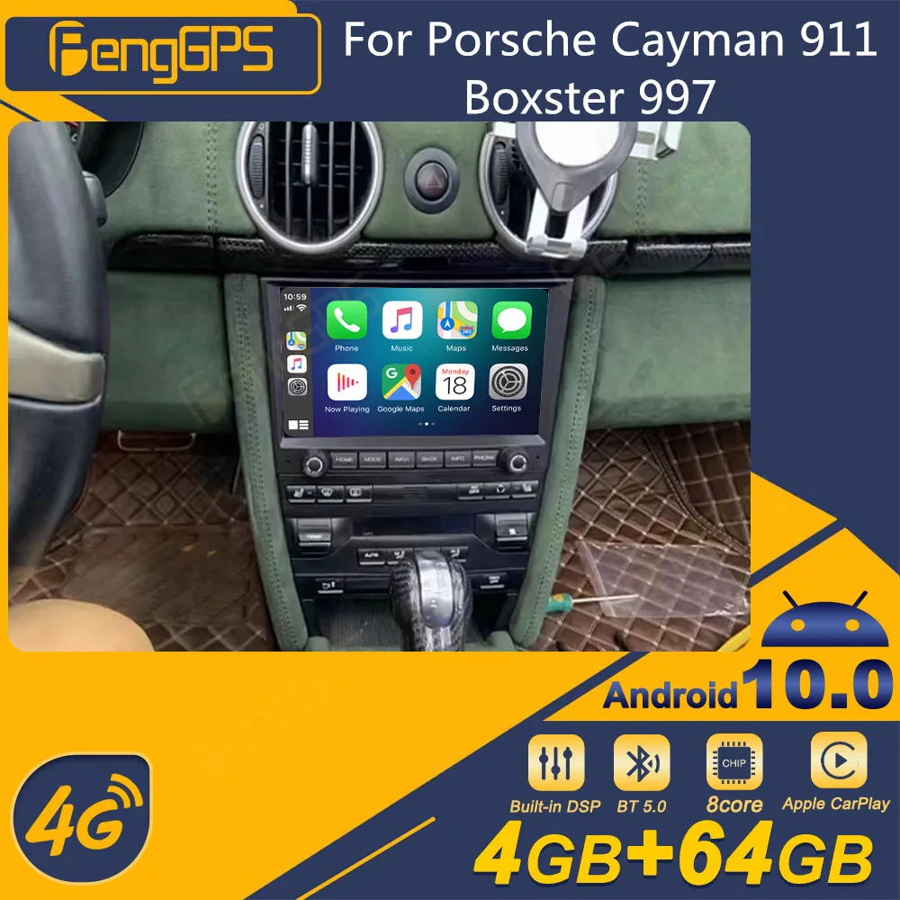 

For Porsche Cayman S Boxster 987 911 997 2007 - 2015 Android Car Radio 2Din Stereo Receiver Autoradio Multimedia Player GPS Navi