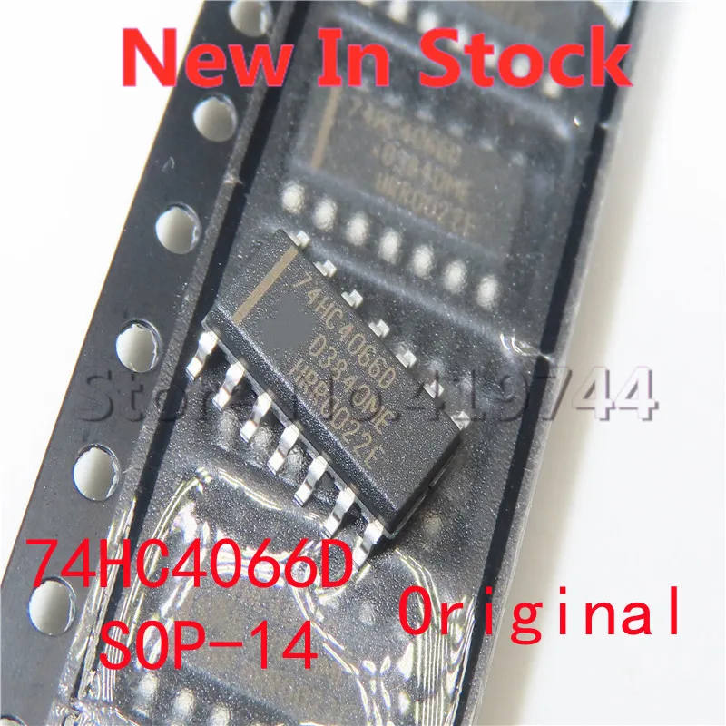 10 шт./лот 74HC4066D SN74HC4066DR 74HC4066 SMD SOP-14, логический чип, четырехсторонний переключатель детской модели, новый оригинальный IC
