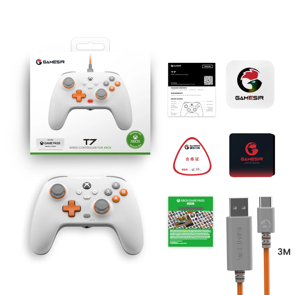 GameSir T7 Xbox Геймпад Игровой контроллер с эффектом Холла для Xbox Series X, Xbox Series S, Xbox One X, игровой консоли Xbox One S (art.: 3920ca64005f5) - 3920ca64005f5
