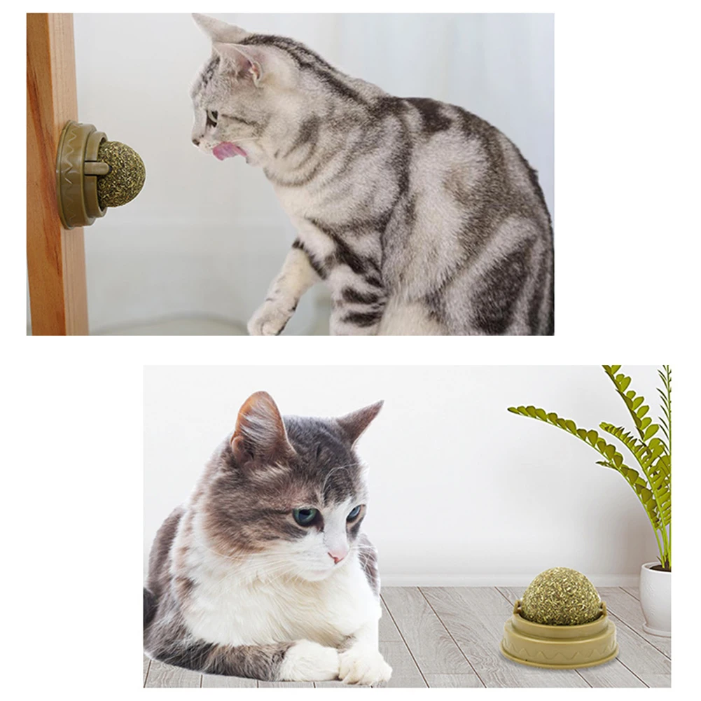 

Natural Cat Catnip Toys Ball Cat Candy Licking Snacks Nutrition Catnip Snack Nutrition Energy Ball Kitten Cat Toy Cat Supplies