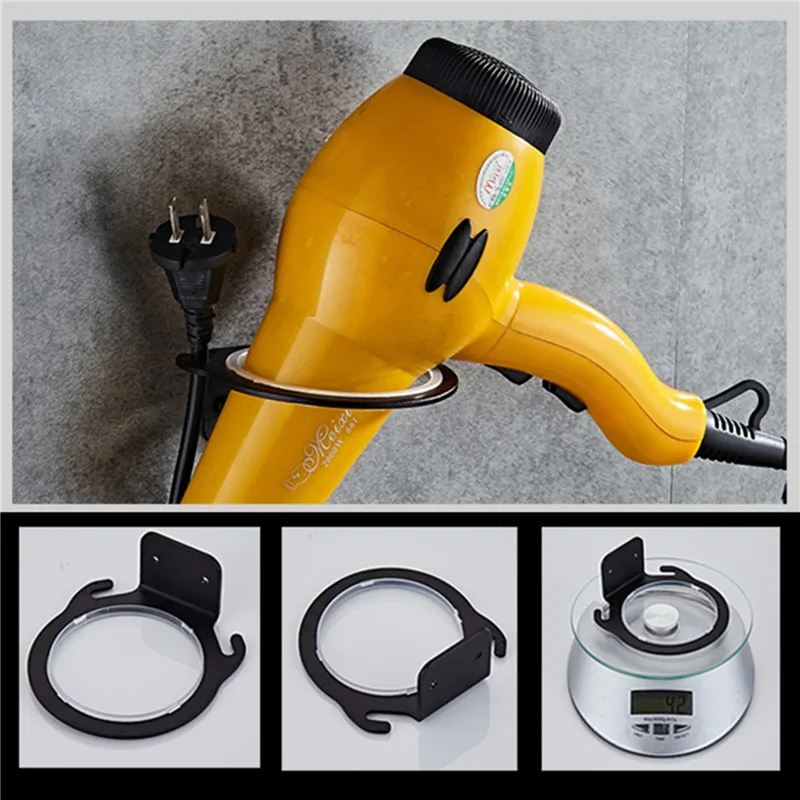 

Алюминиевый настенный держатель-вешалка для сушки волос