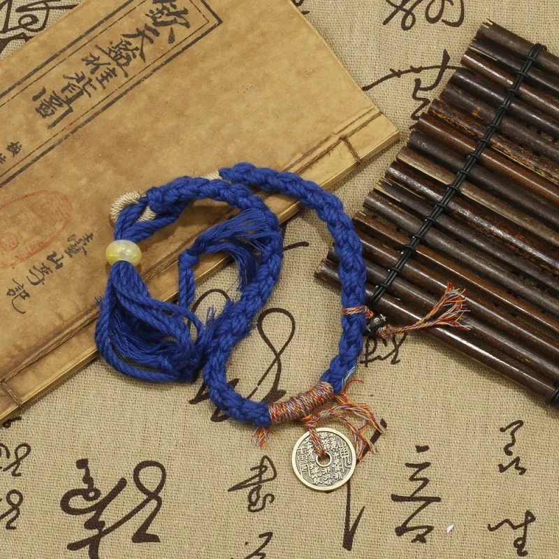 Китайский горный призрак браслет с деньгами национальный ветер тибетский ручной