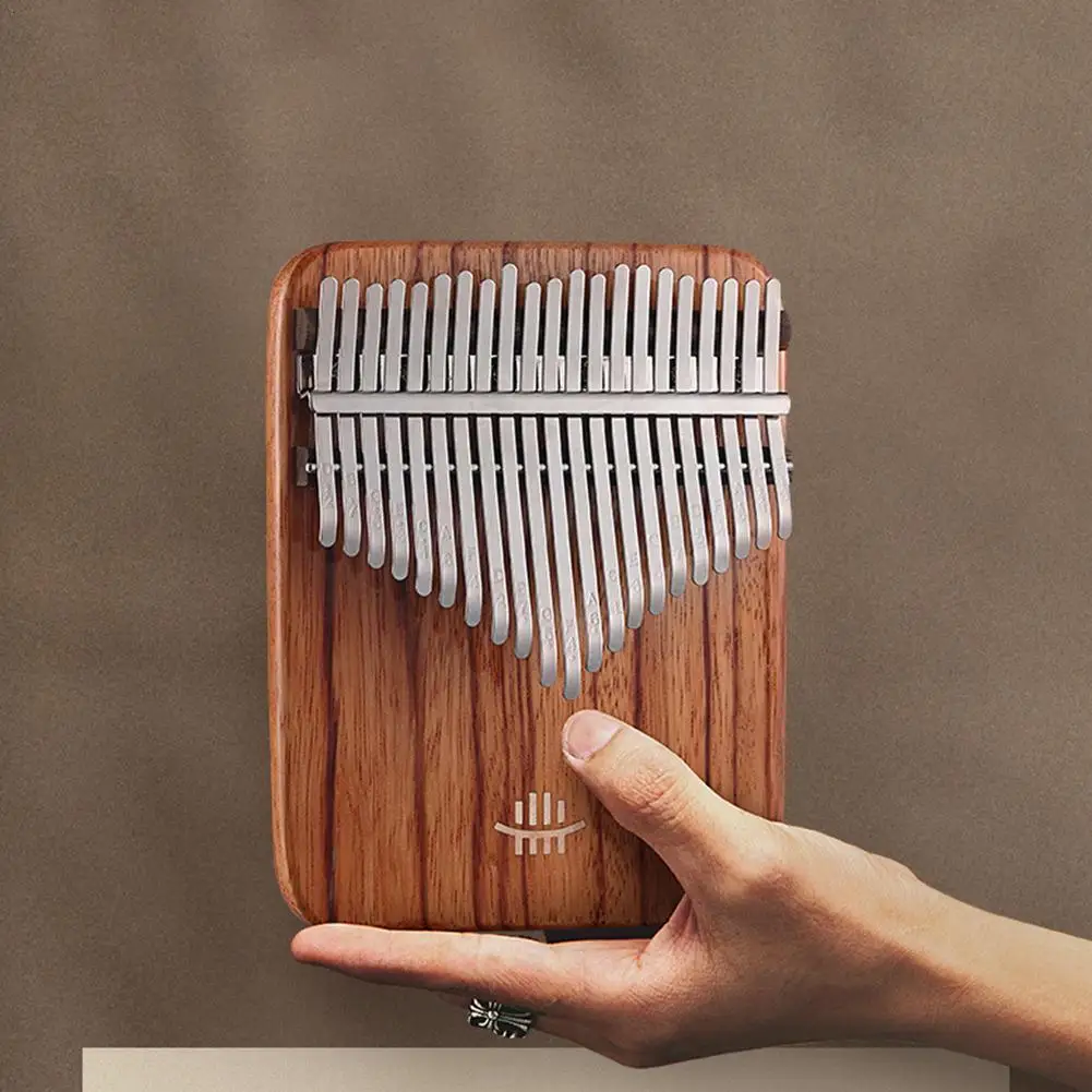 

17 Key Kalimba Thumb Piano Mahogany Musical Instrument Accessory Instructions Hammer African Tuning Beginner Kalimba With U8Z8