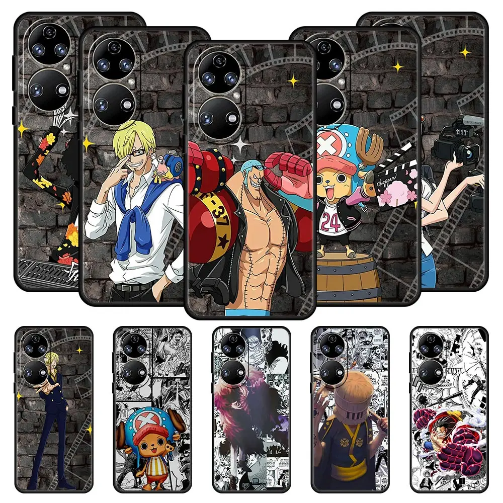 

Аниме One Piece Luffy Cool Phone Case для Huawei P50 P30 Pro P20 P40 Lite E P Smart Z 2021 Y6 Y7 Y9 2019 Y6p Y9s Y7a Cover Funda
