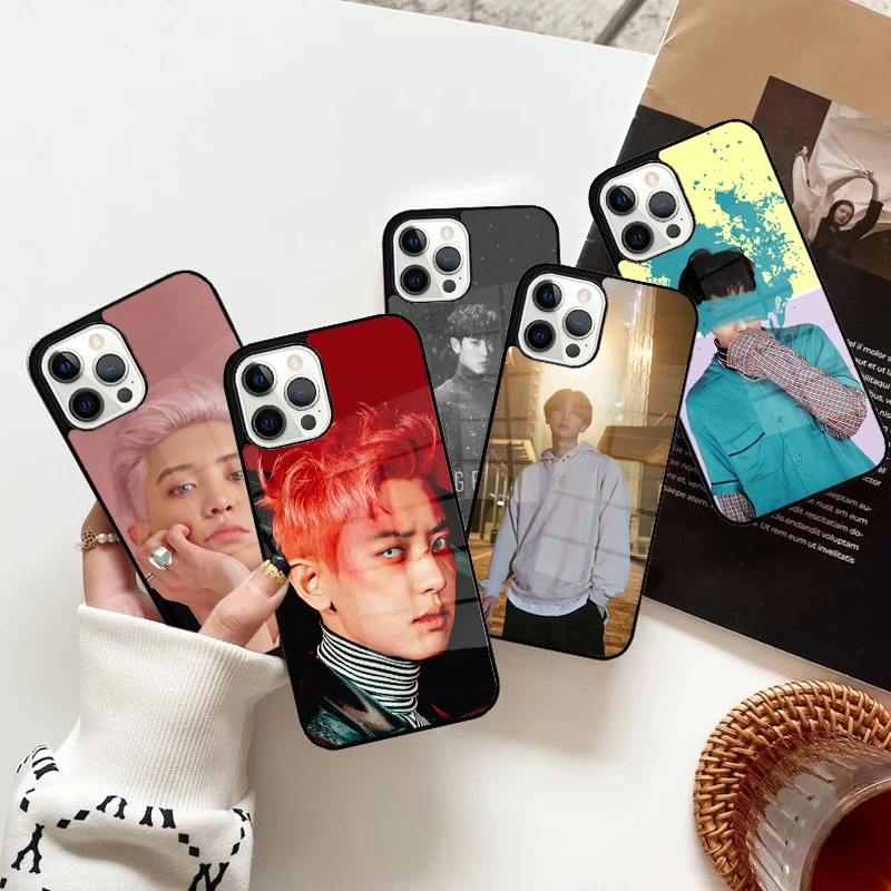 Магнитный чехол для телефона Chanyeol iPhone 15 16 14 13 Pro Max 11 12 мини-чехол беспроводной