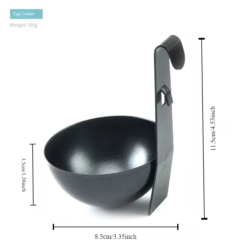 Многофункциональное яйцо-браконьер с длинной ручкой противоскользящий