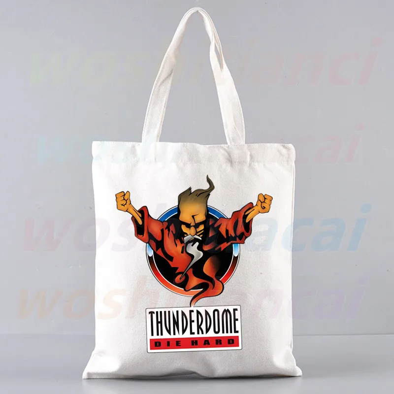 

Thunderdome Shopping Bag Bolsas De Tela Grocery Shopper Wizard Hardcore Shopping Jute Bag Cotton Bag Jute Sacola Reciclaje