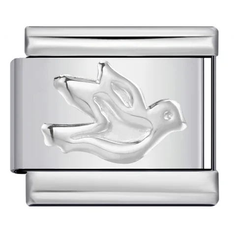 Бусины MINISO простые животные попугай голубь 9 мм