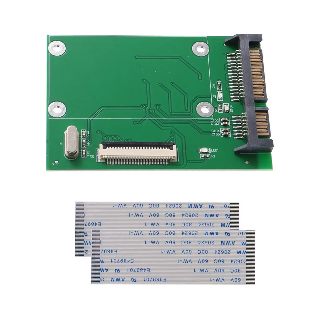 Фото Адаптер-конвертер L77A для SSD/HDD с 40-контактным разъемом ZIF/CE (1,8 дюйма) в 22-контактный SATA (7+15) №4