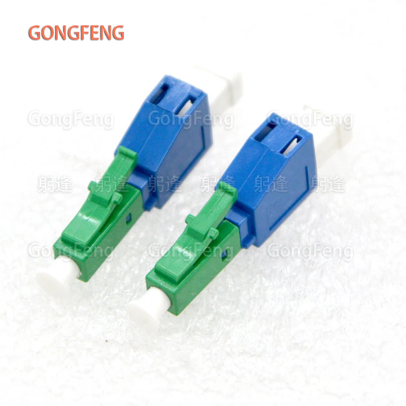 Adaptador de Fibra Óptica Conector lc Apc Fêmea-lc Upc Masculino Single-multi Modo de Fibra Óptica Flange Acoplador Atacado 10 Peças Novo
