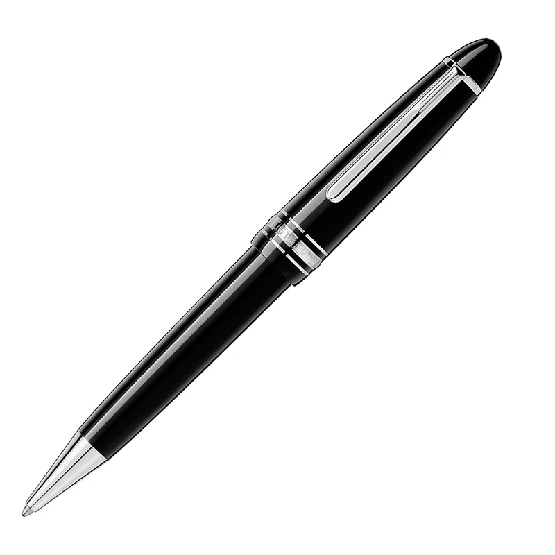 MB Black Resin LeGrand Ballpoint Pen Business Luxury Rollerball Pen Platinum Coated 145 Office Supplies Accessories