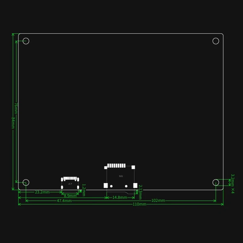 3D-принтер Y1UB TinyBee материнская плата ESP32 Wi-Fi MCU поддерживает прошивку Marlin2.0