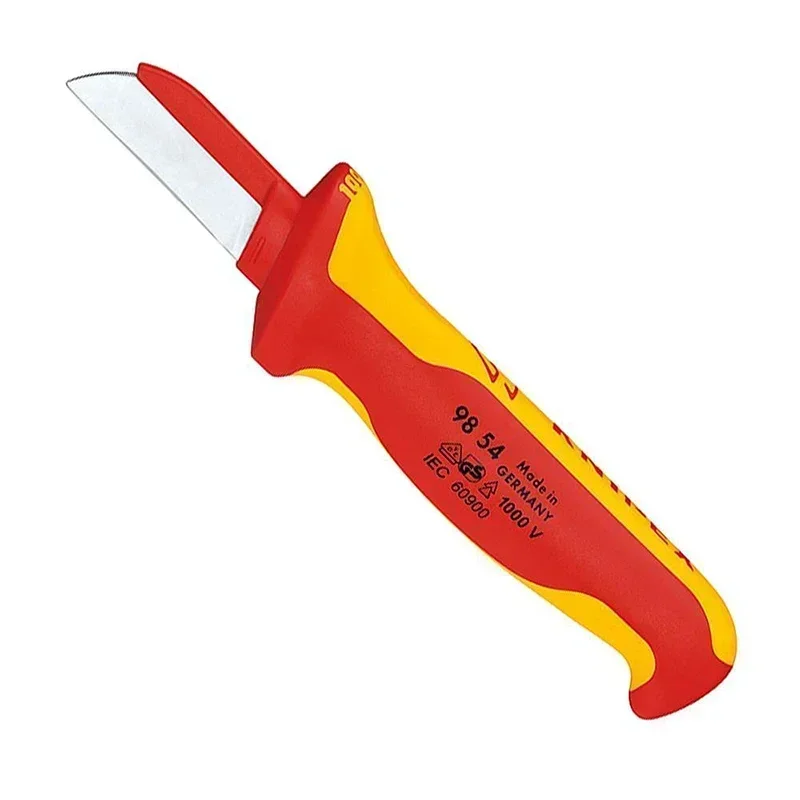 Оригинальный кабельный нож KNIPEX 9854 протестированный VDE изолированная
