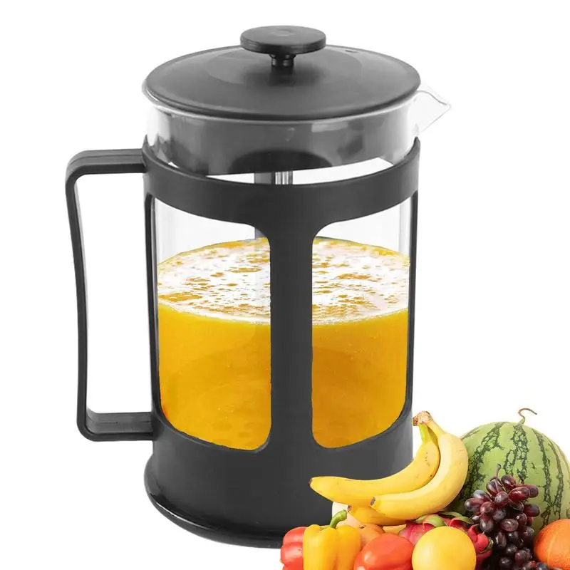 Insulated French Tea Glass Maker Multifunctional Mini Kitchen Gadget For Juices Whipped Cream Hot Chocolate