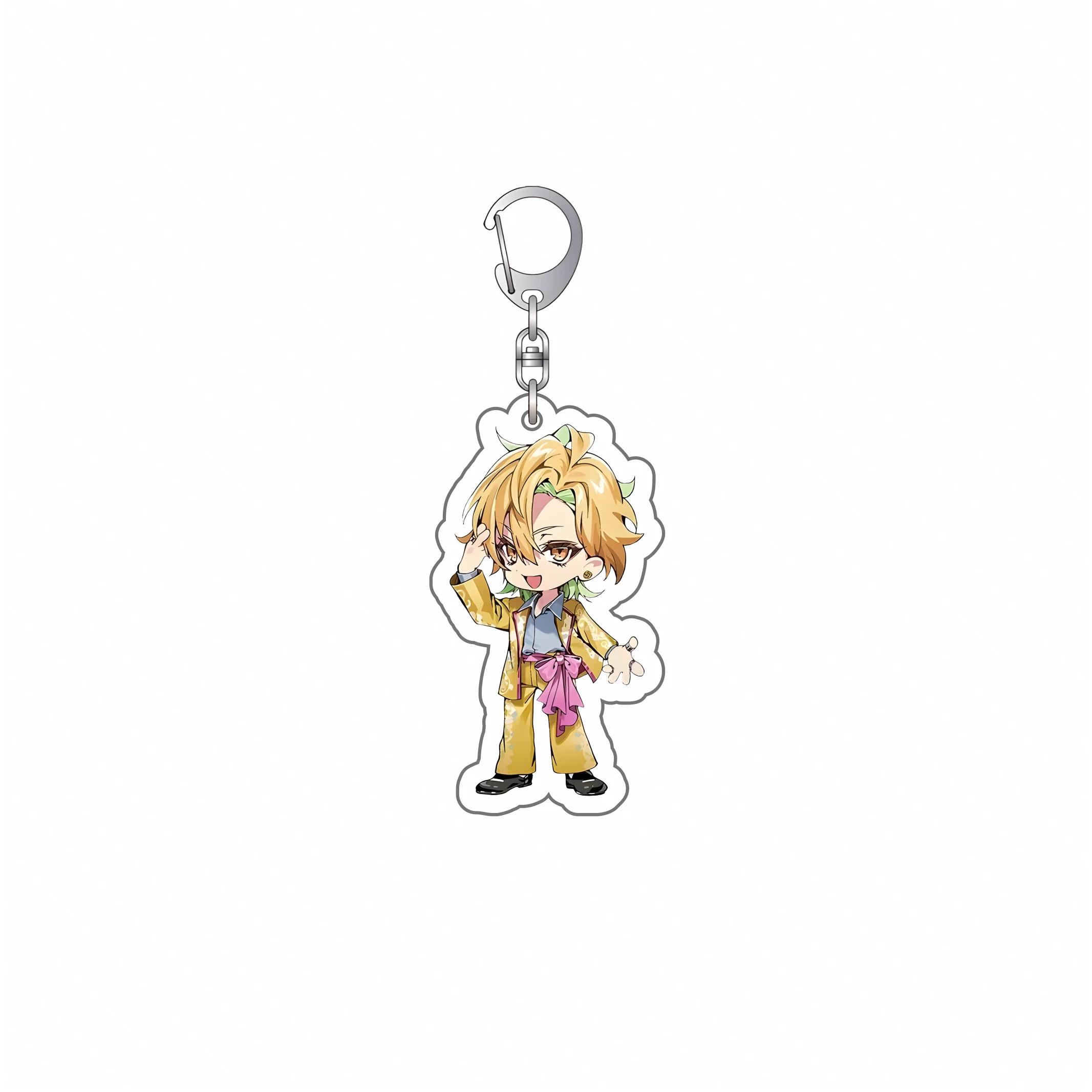 Фото Hypnosis Mic! HypmiYamada Ichiro/Amemura Ramuda: Прозрачный акриловый брелок-подвеска для рабочего стола, подарок, 6 см №5