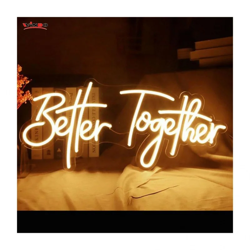 (Под заказ) winbo custom светодиодный неоновый знак drop neon sign Свадебный День Рождения