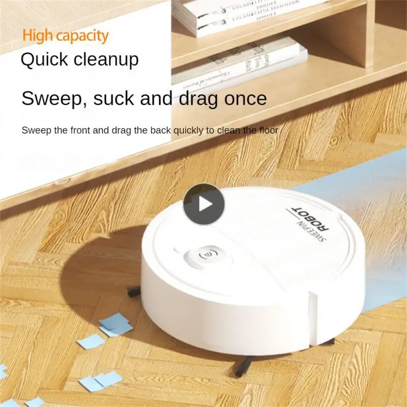 

Sweeping And Mopping Cleaning Machine White Low Noise Work Intelligent Sweeping Robot Sweeping Robot Houseware Floor Cleaner