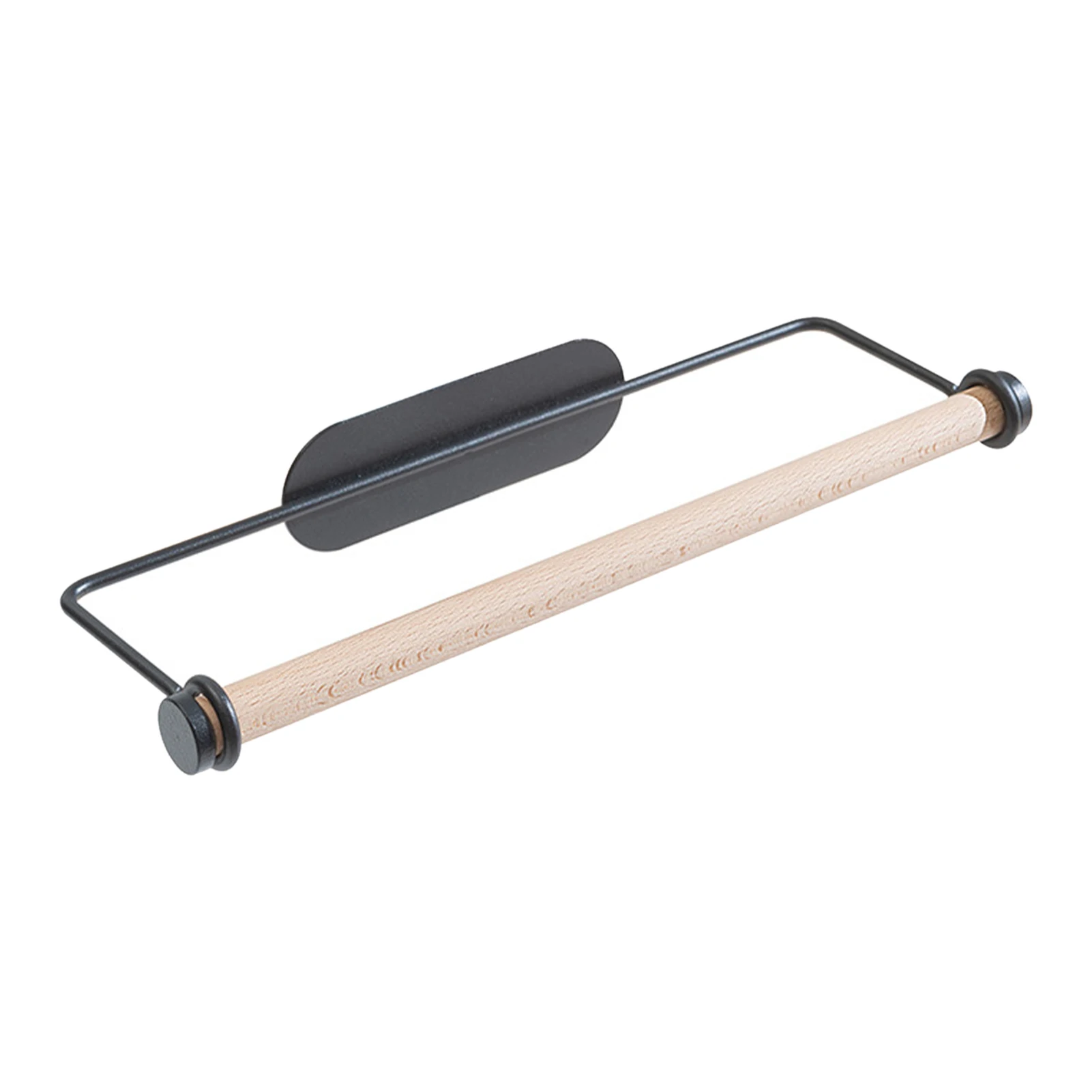 

Wall Mounted Hanging Household Detachable Punch-free Carbon Steel Single Pole Rustproof Towel Rack Storage Organizer