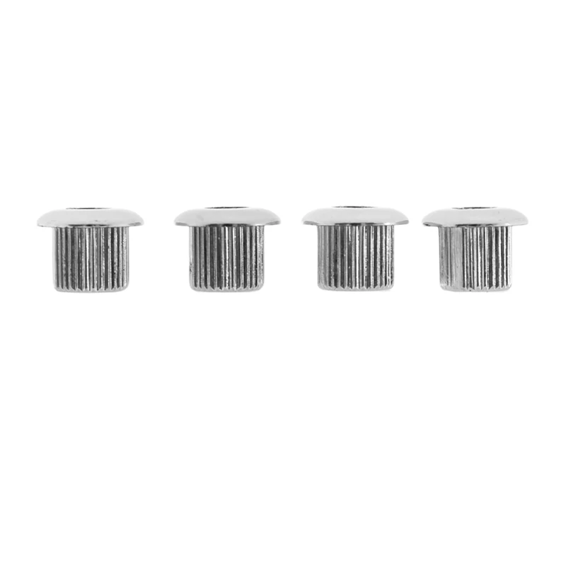 

24X Guitar Tuner Conversion Bushings Adapter Ferrules Nickel Plating With Nice Plastic Shell For 10Mm Peghead Holes