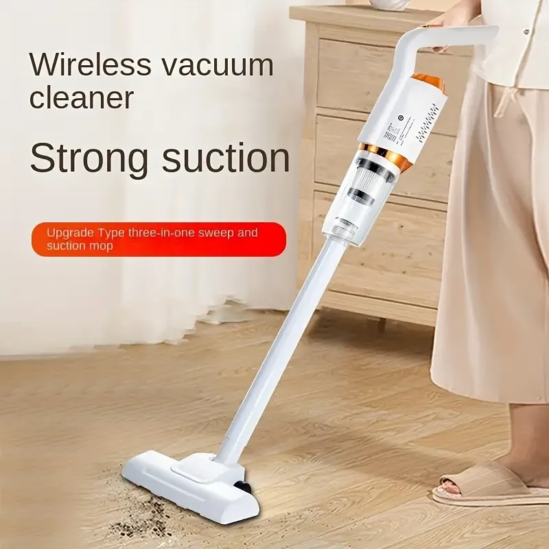 

Cordless Vacuum Cleaner 10kpa Powerful Suction, Stick Vacuum Cleaner with 30 Min Runtime for Carpet and Hard Floor Pet Hair