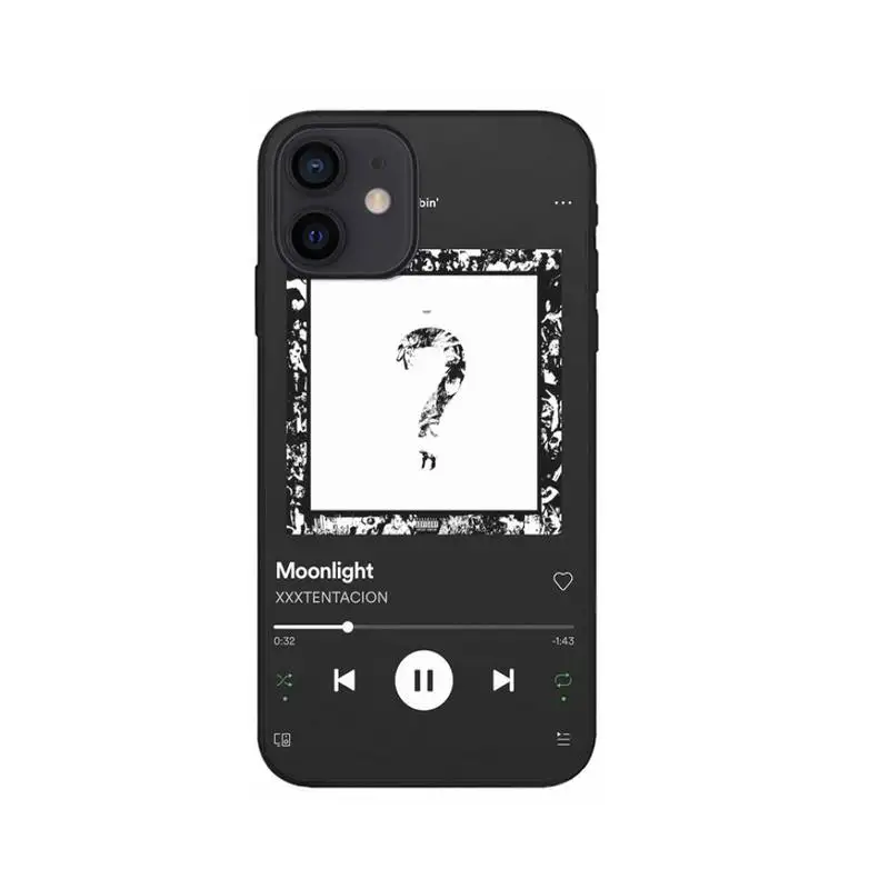 Чехол xxxtentacions для телефона IPhone 13 12 11 Pro Max Mini Xs X Xr 7 8 6 6s Plus SE 2020 мягкие чехлы чехол |
